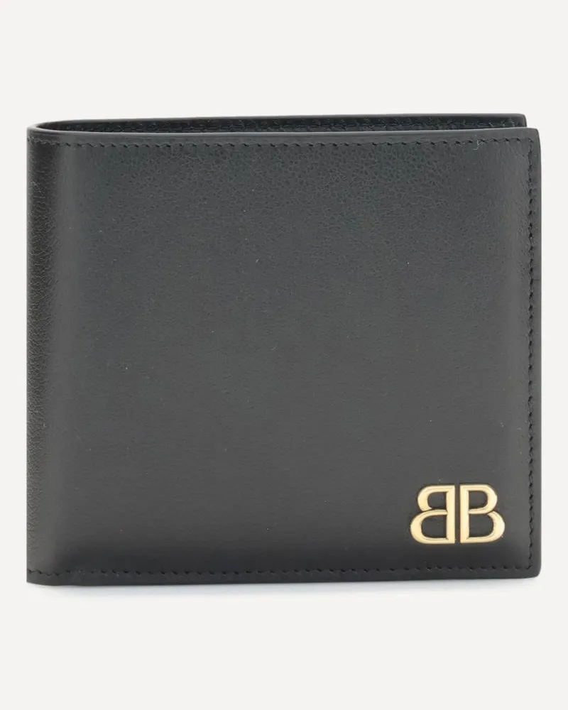 Balenciaga Logo plaque Wallet Male Black