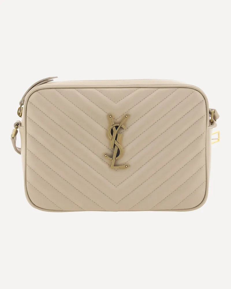 Saint Laurent LouLou Shoulder Bag Female Beige