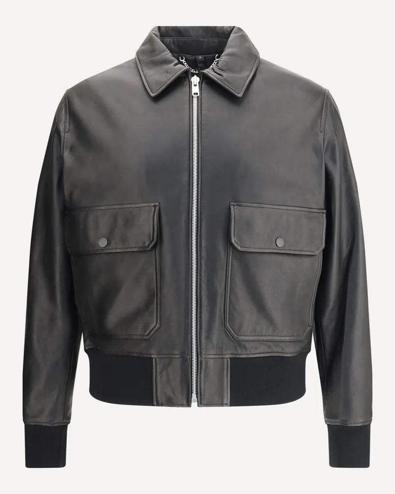 Belstaff Pilot leather Jacket Male Black