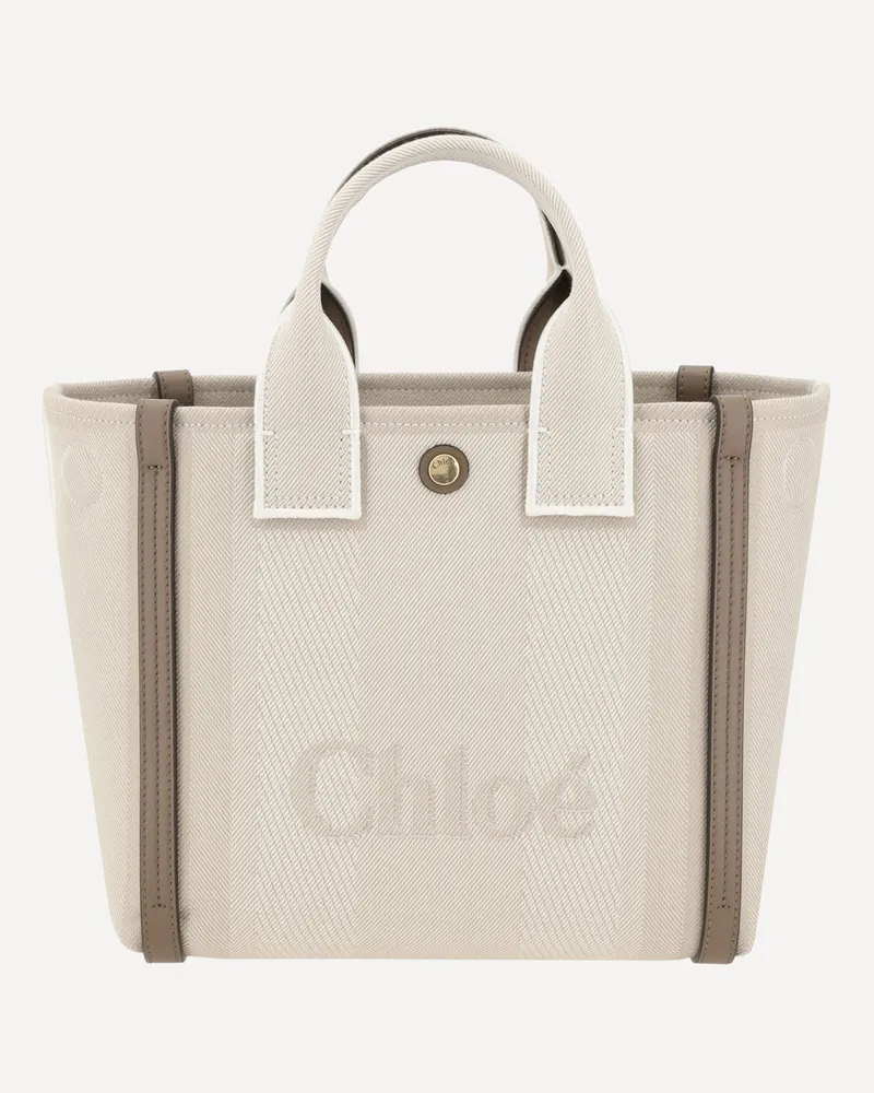Chloé Carry Tote Bag Female Beige