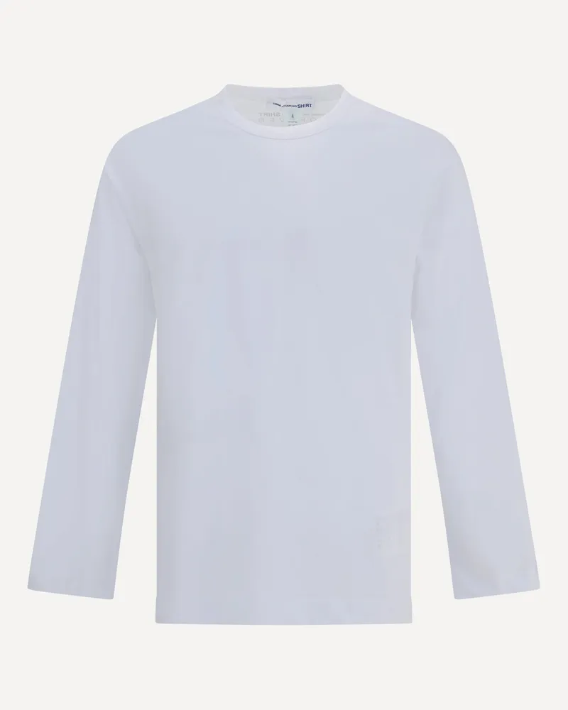 Comme des Garçons Long-sleeved T-Shirt Male White