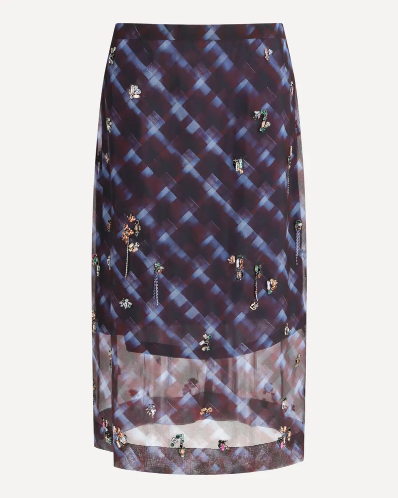 Dries van Noten Sokna Skirt Female Bordeaux