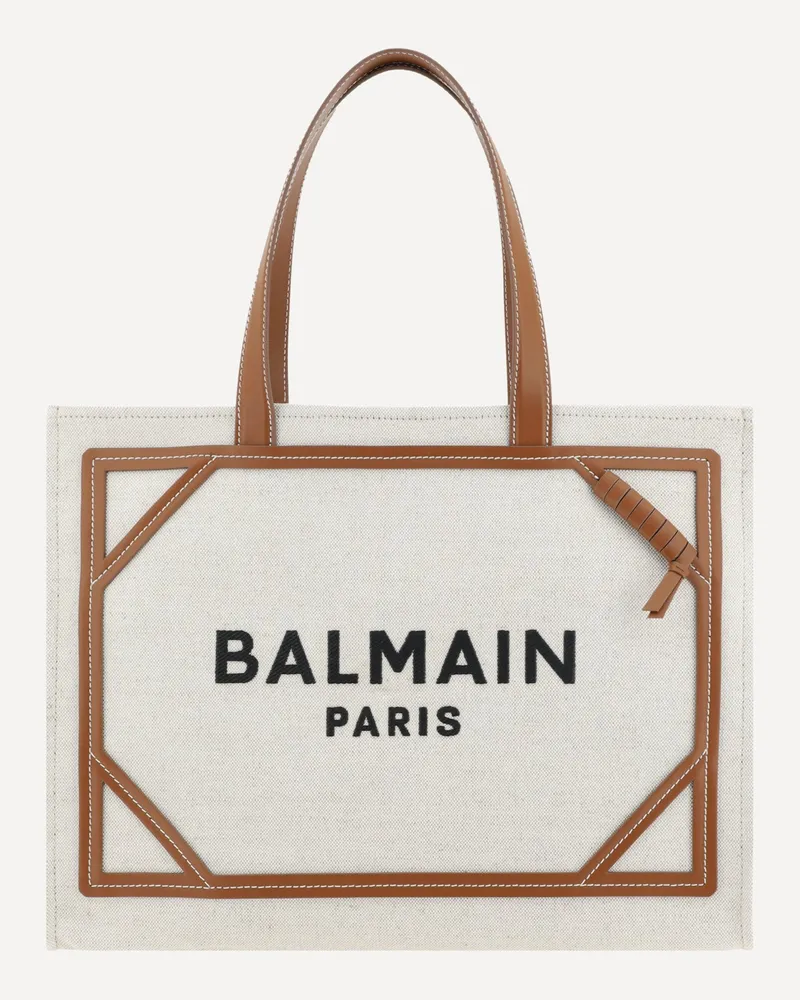 Balmain B-Army Medium Shoulder Bag Female Beige