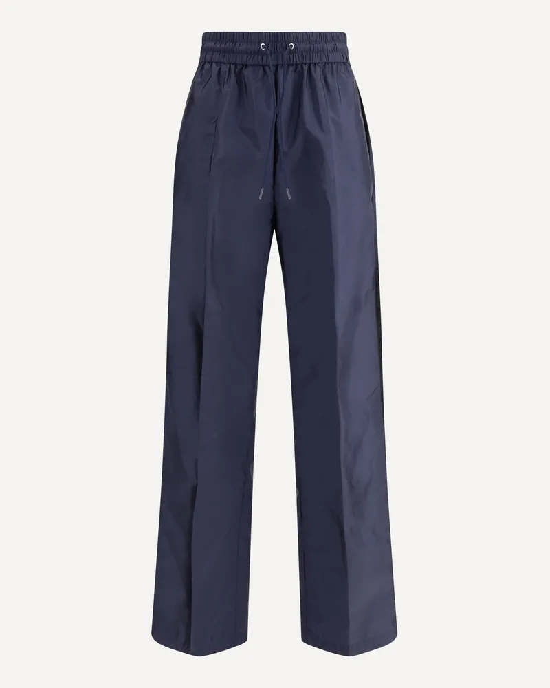 Prada Re-nylon Pants Female Blue