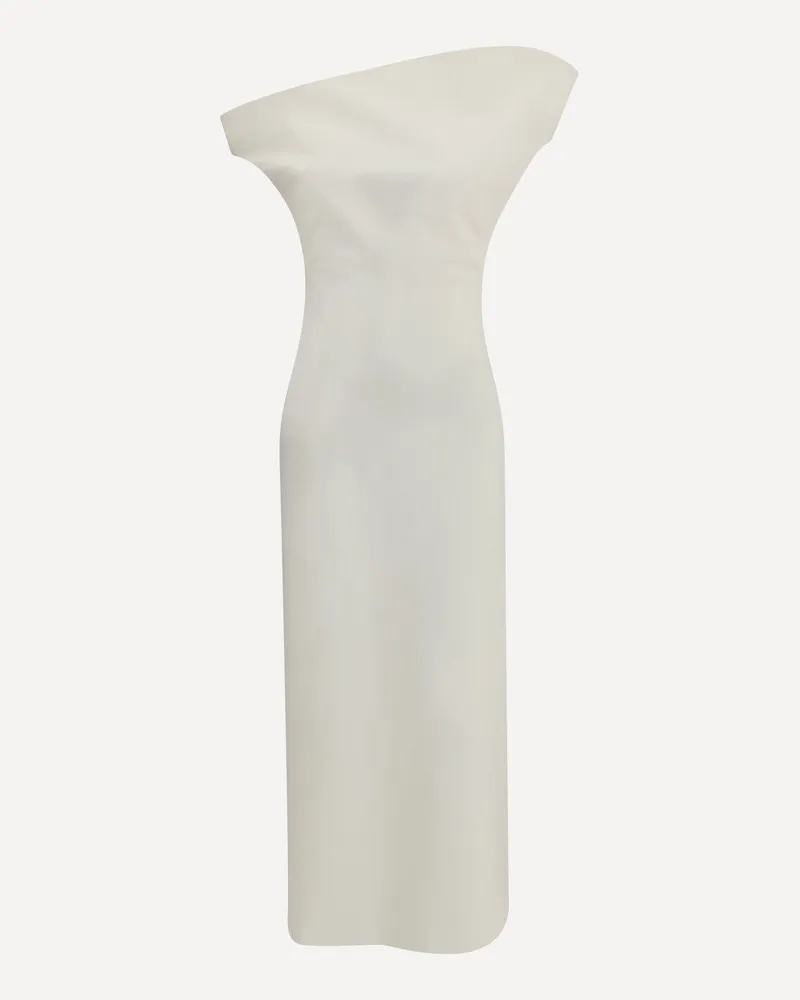 Magda Butrym White off-shoulder midi Dress Female White