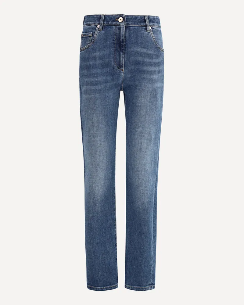 Brunello Cucinelli Skinny Jeans Female Blue