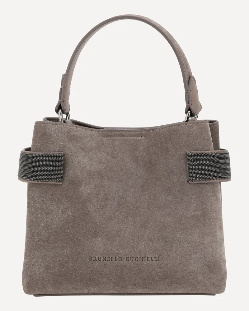 Brunello Cucinelli Leather Handbag Female Brown