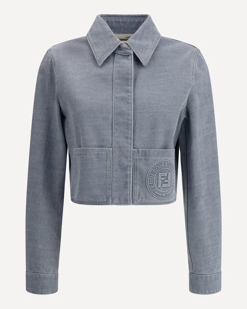 Fendi Cropped denim Jacket Female Light