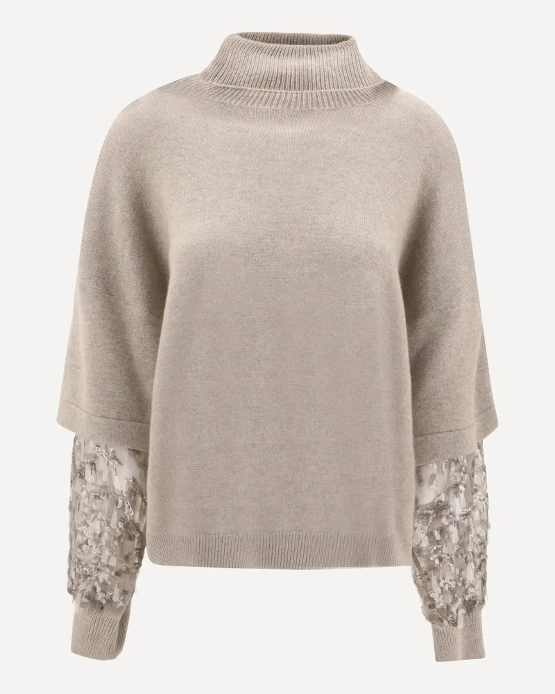 Brunello Cucinelli Cashmere Turtleneck Female Brown