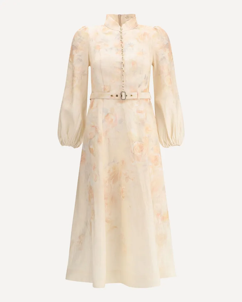 Zimmermann Floral Long Dres Female Pink