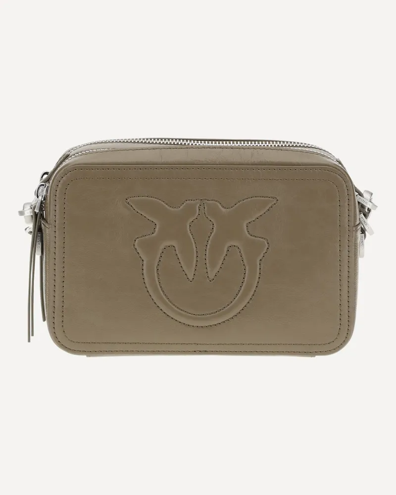 Pinko Carrie Shoulder Bag Female Brown