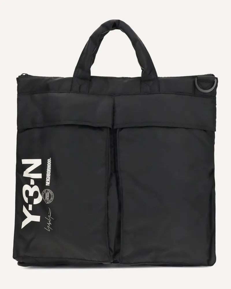 Y-3 Dainese Shoulder Bag by Y-3 X NEIGHBORHOOD Male Black