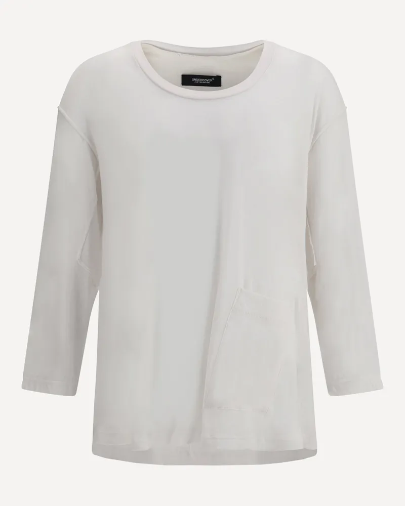 Undercover Long Sleeve Jersey with pocket Male White