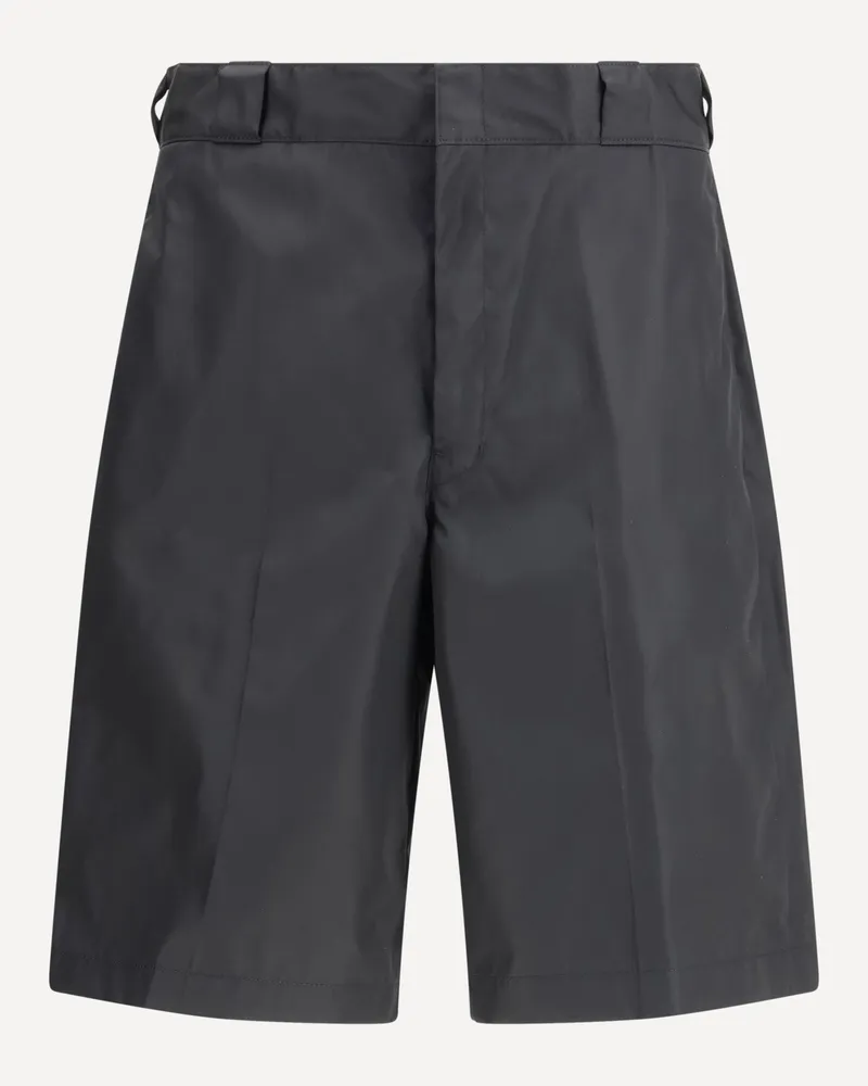 Prada Re-Nylon Bermuda Shorts Male Black