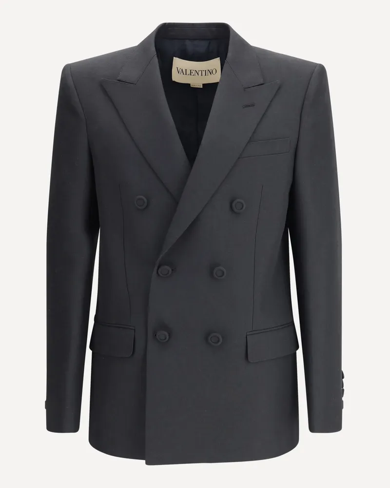 Valentino Garavani Double-breasted wool Jacket Male Black