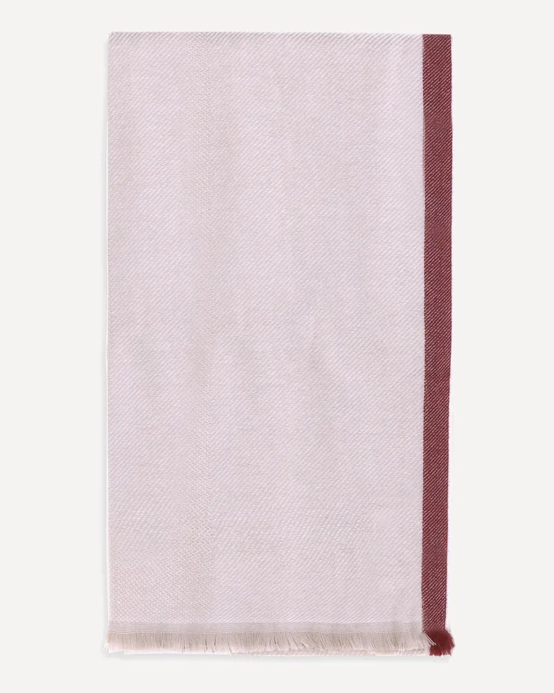 Brunello Cucinelli Cashmere Scarf Male Cream