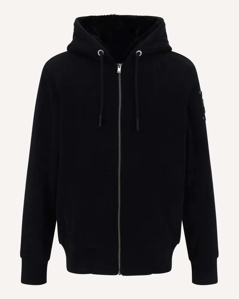Moose Knuckles Bunny Hoodie Male Black