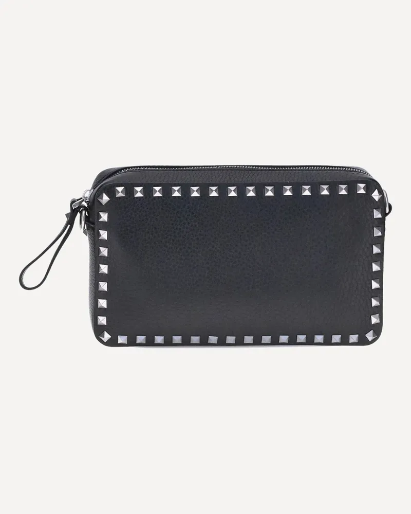Valentino Garavani Rockstud Shoulder Bag Male Black