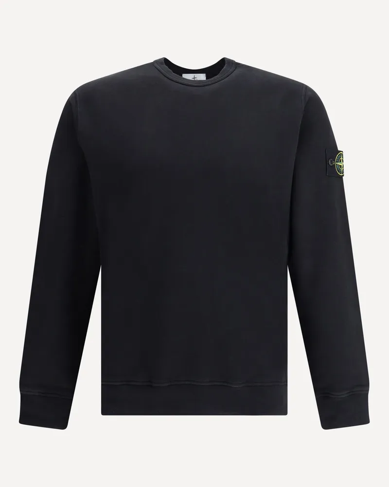 Stone Island Logoed Sweatshirt Male Black