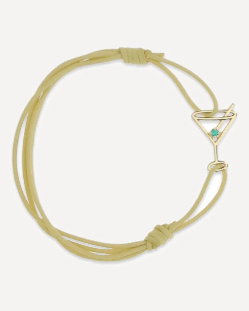 Aliita Esmeralda Martini Bracelet Female Yellow