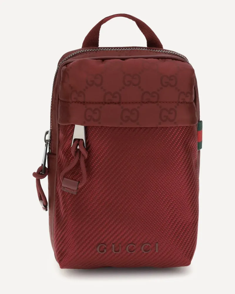 Gucci Mini Nexus Shoulder Bag Male Bordeaux