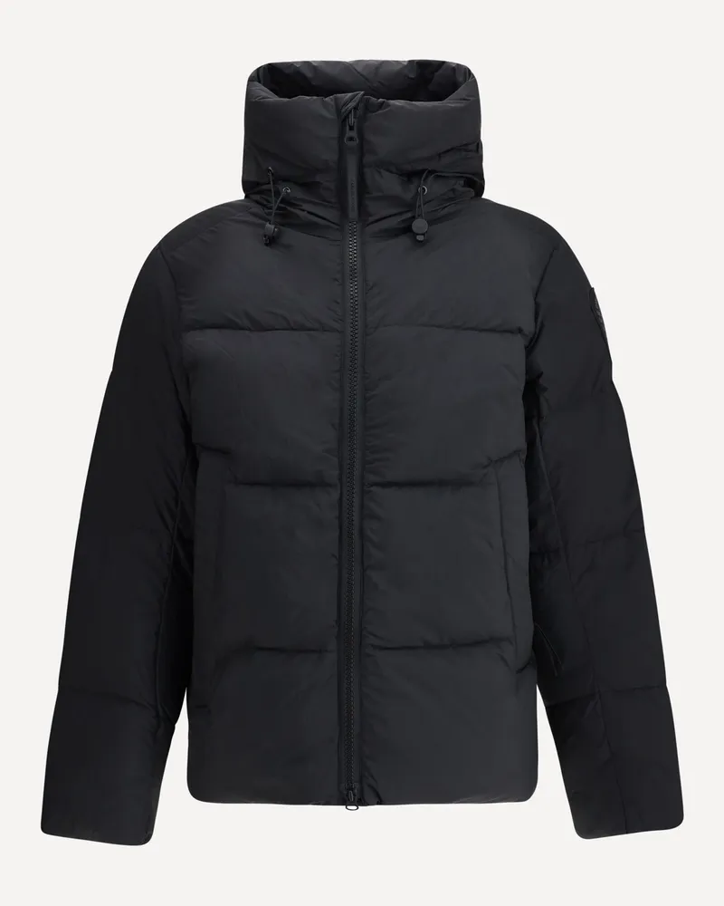 Canada Goose Black Nylon Crofton Puffer matte Male Black