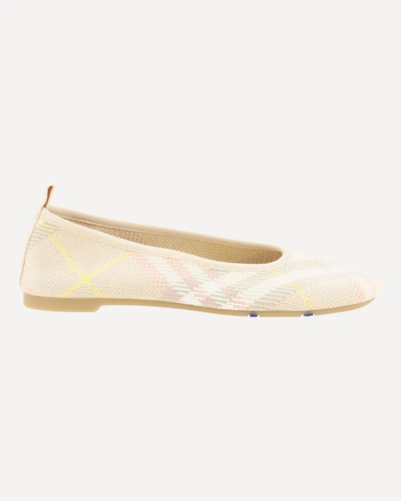 Burberry Archivio Check Ballerinas Female Pink