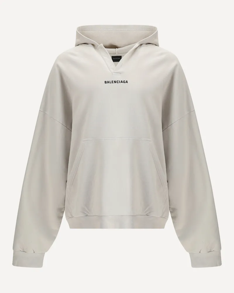 Balenciaga Hoodie with logo Male White