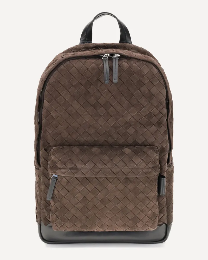 Bottega Veneta Intrecciato Backpack Male Brown