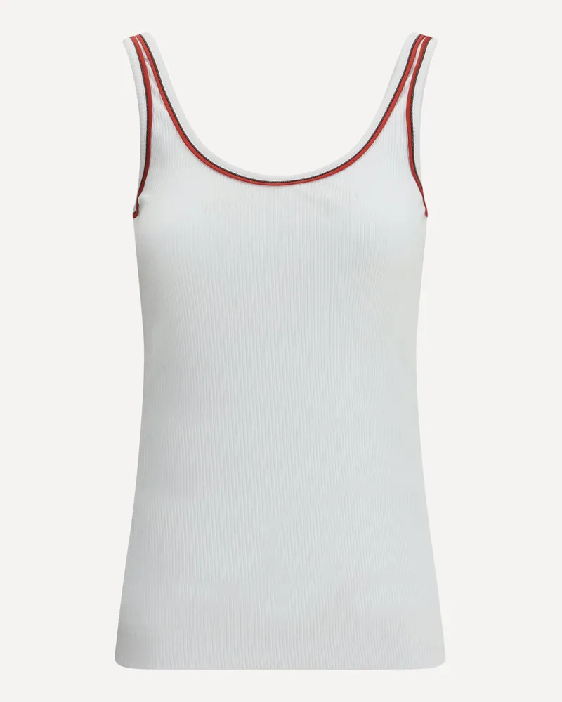 Brunello Cucinelli Ribbed design Top Female White
