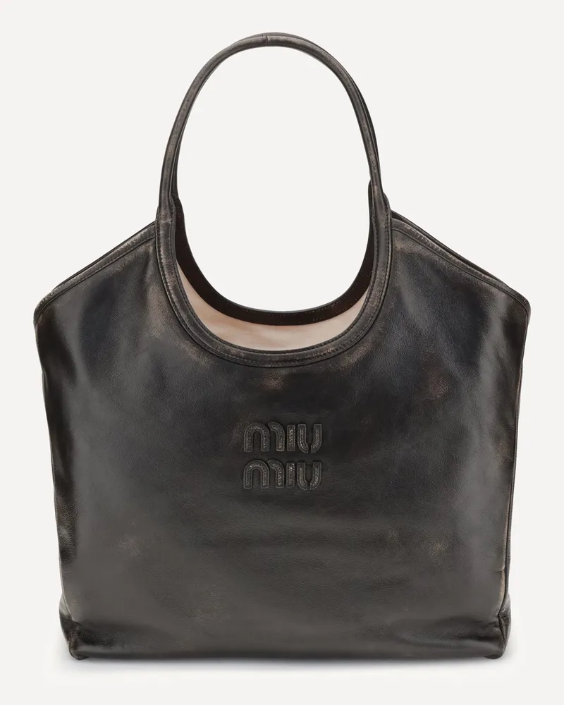 Miu Miu Ivy Tote Bag Female Brown