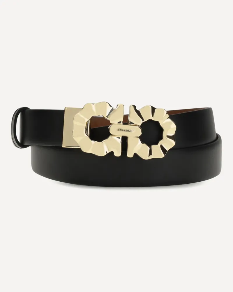 Ferragamo Gancini reversible Belt Female Black