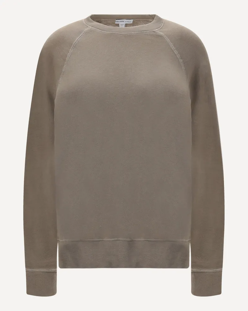 James Perse Cotton Long Sleeve Jersey Female Beige