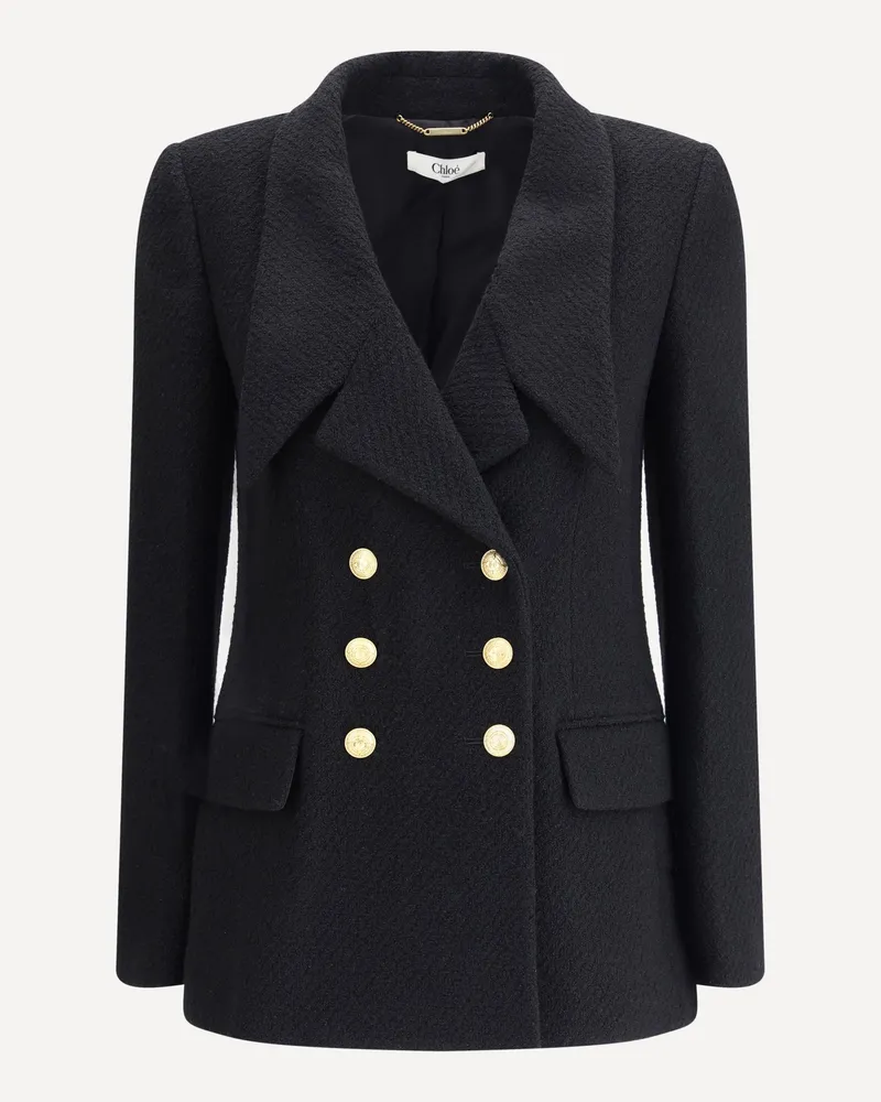 Chloé Bouclè wool Blazer Female Black