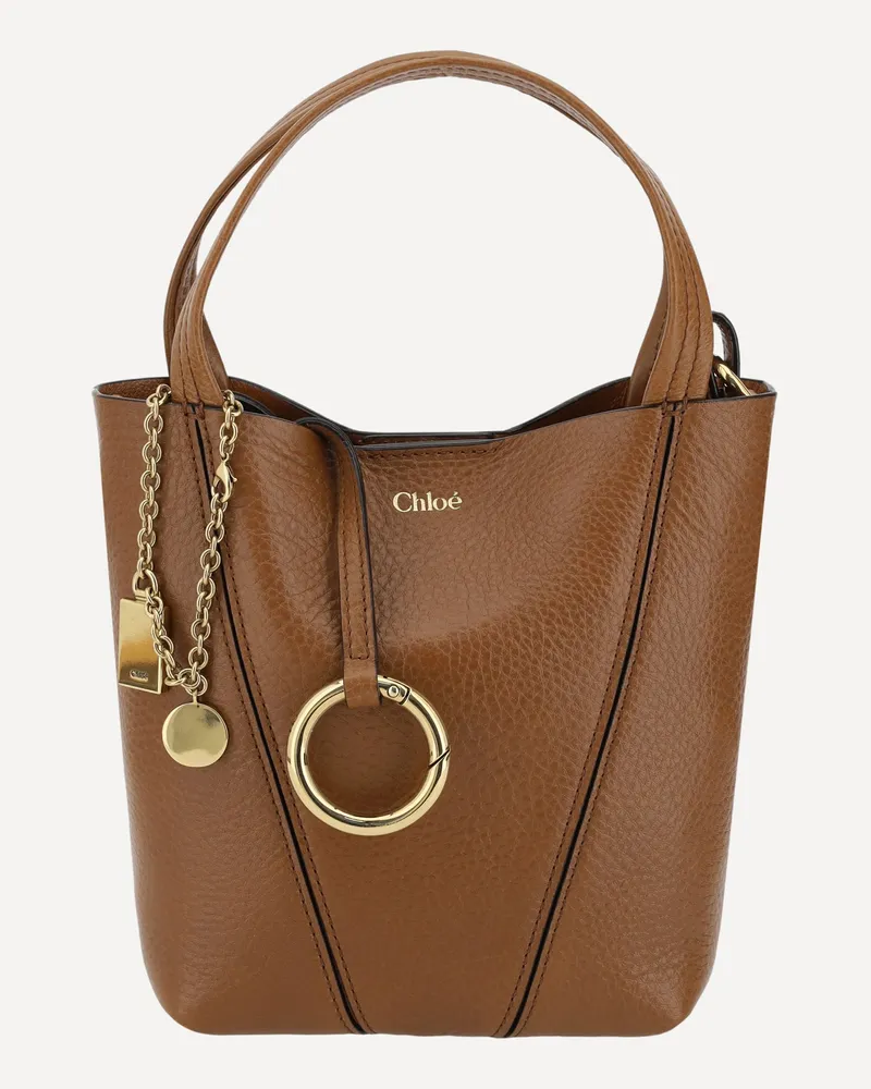 Chloé Spin Shoulder Bag Female Brown