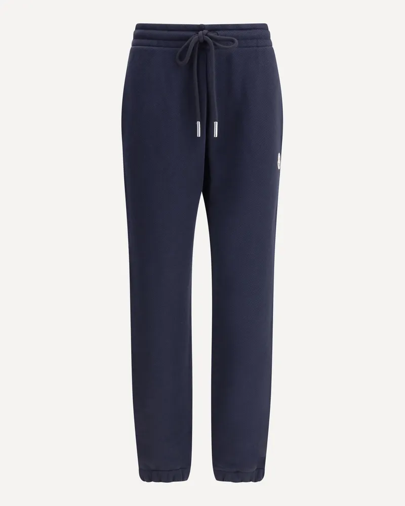 Moncler Cotton Sweatpants Female Blue