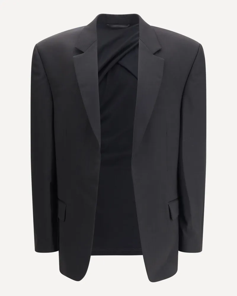 Balenciaga Deconstructed Blazer Male Black
