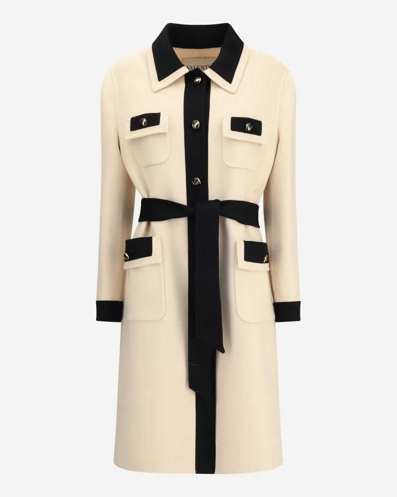 Valentino Garavani Virgin wool Coat Female Cream