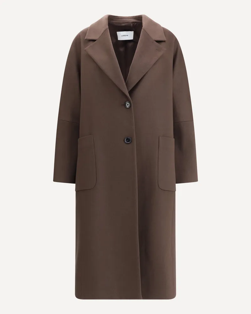 LARDINI cashmere oversized Coat Female Brown
