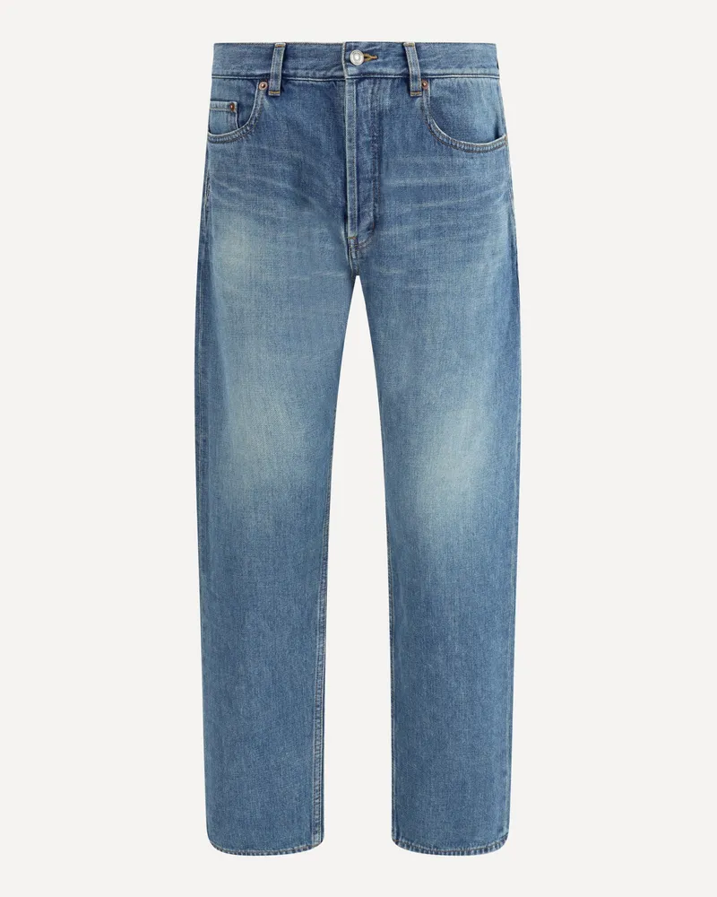 Saint Laurent Mick Jeans Male Blue