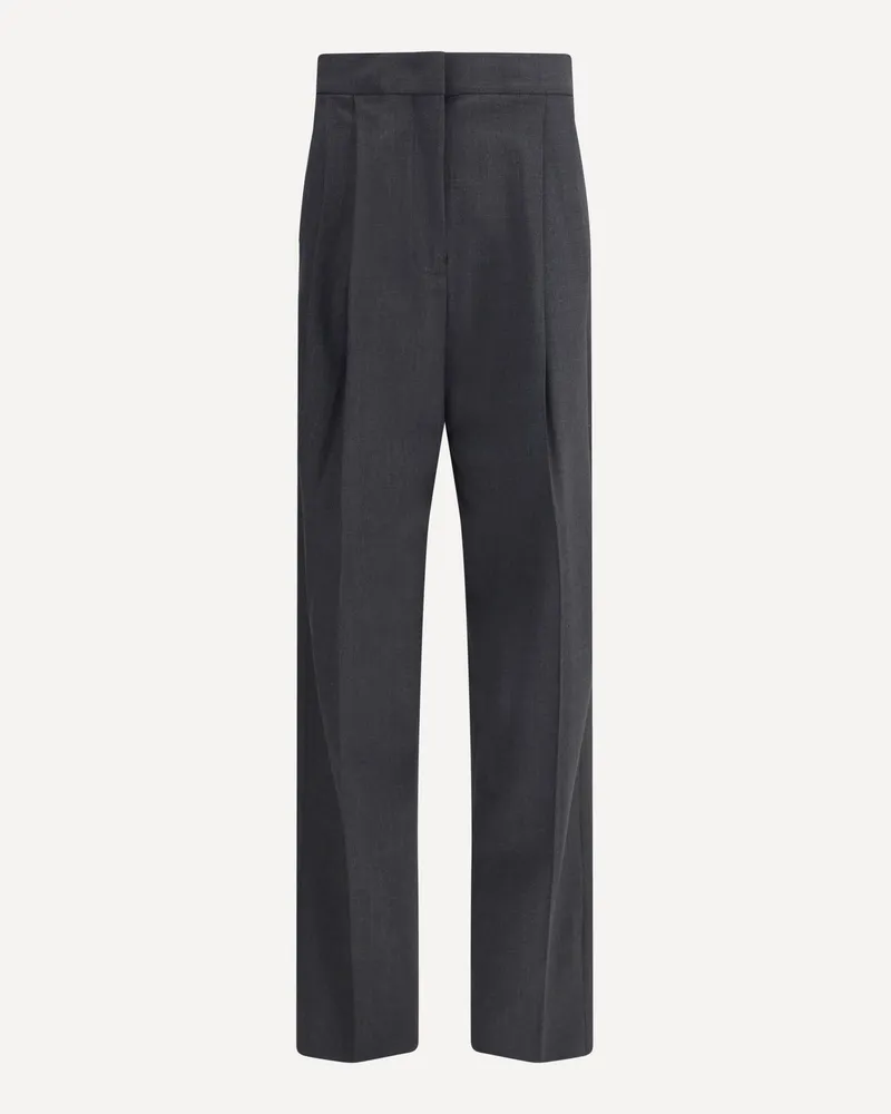 Fabiana Filippi Wool Pantaloni Female Grey
