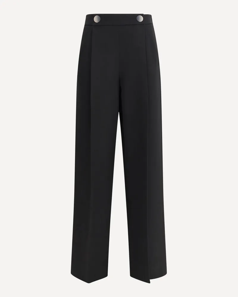 Giorgio Armani Silk crepe cady one-dart Pants Female Black