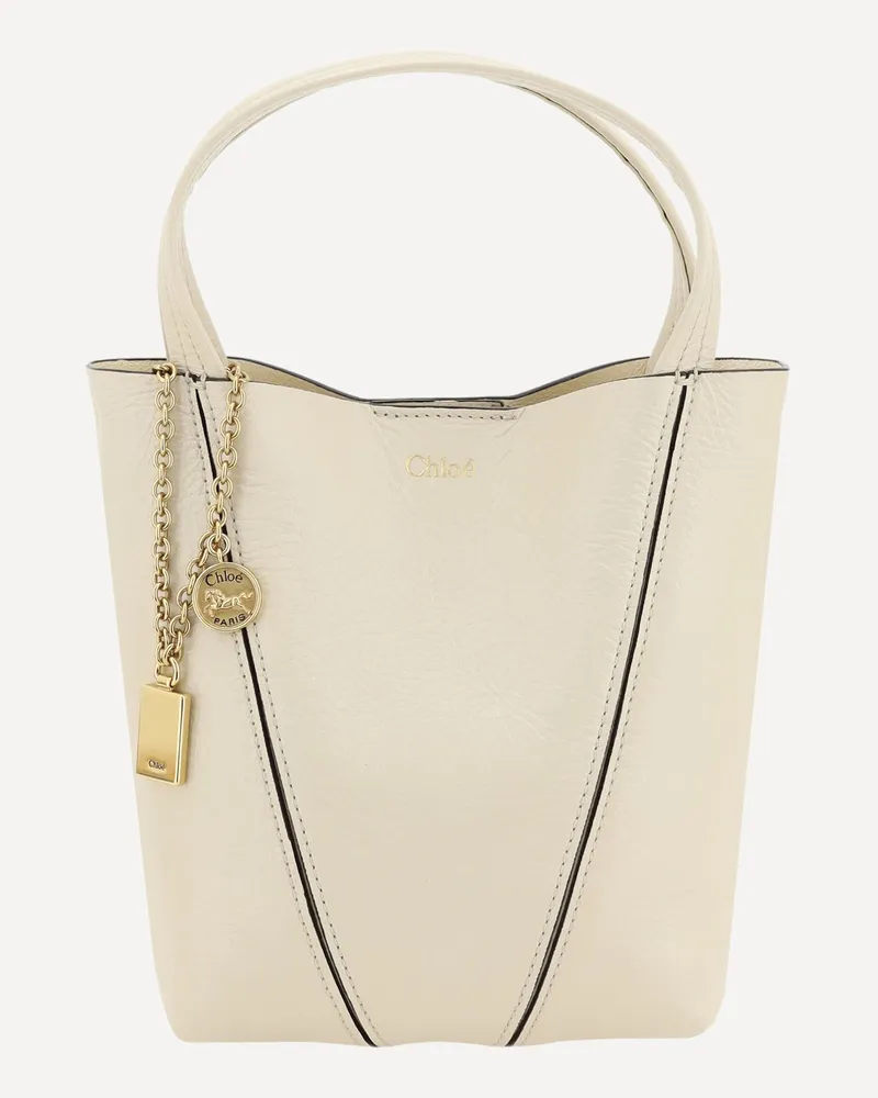 Chloé Spin Shoulder Bag Female Beige