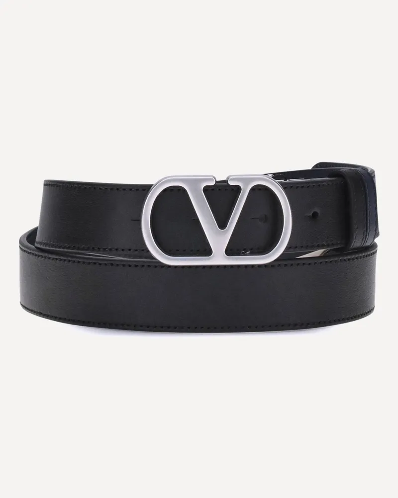 Valentino Garavani VLogo reversible Belt Male Black
