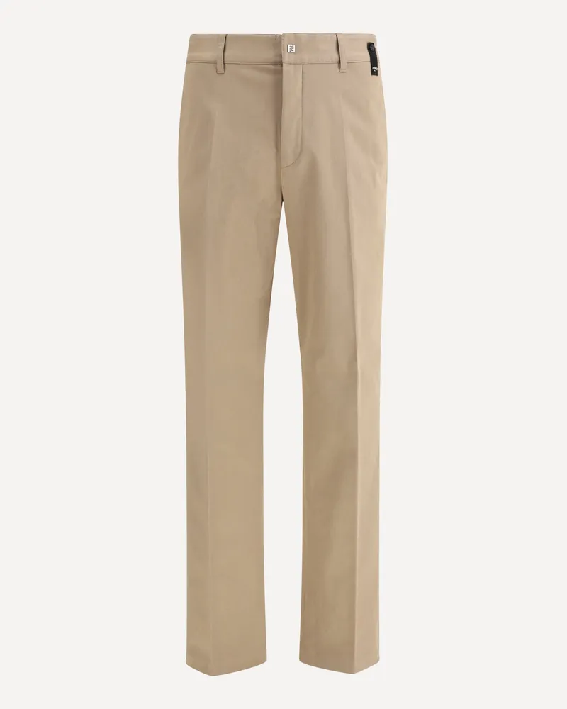 Fendi New Rich Pants Male Brown