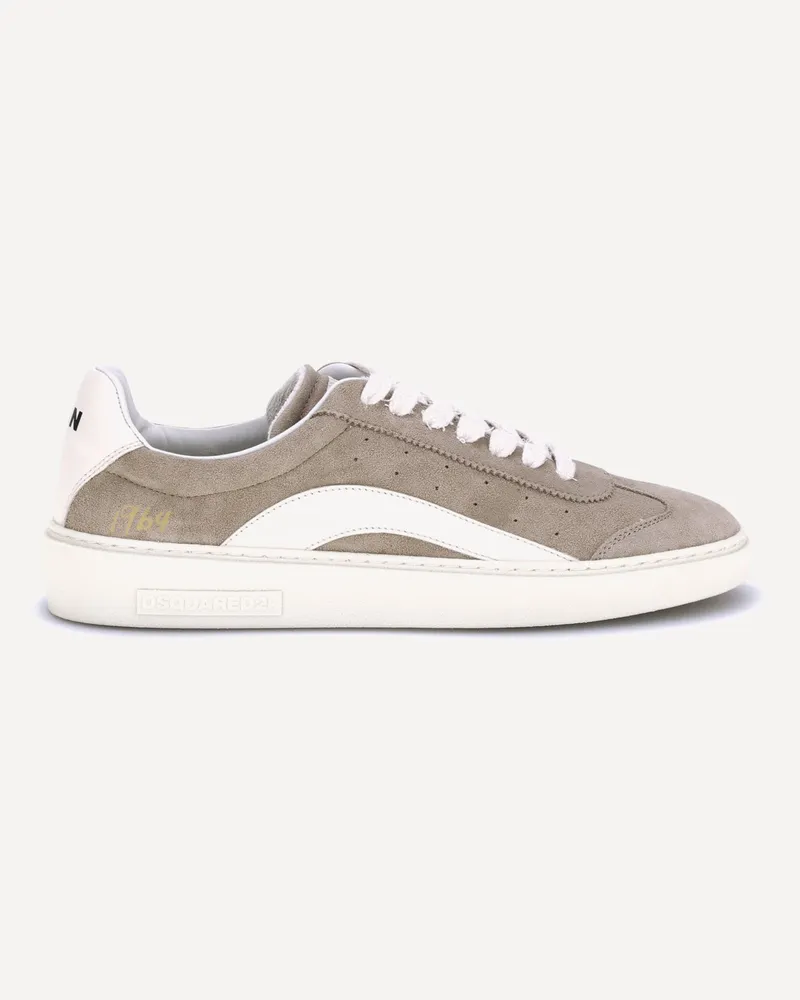 Dsquared2 Suede Sneakers Male Beige