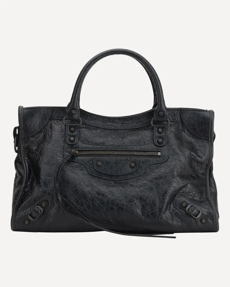 Balenciaga Le City Medium Shoulder Bag Female Black