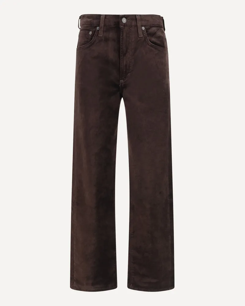 Citizens of humanity Delfina Velvet Jeans Female Brown