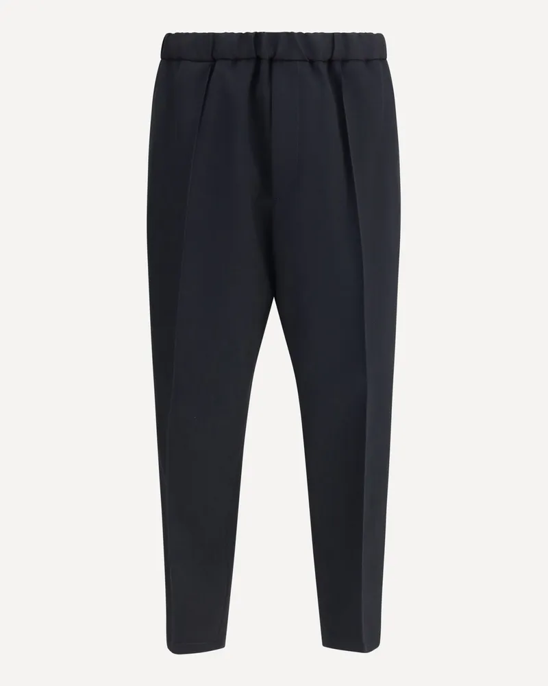 Jil Sander Wool Pants Male Black