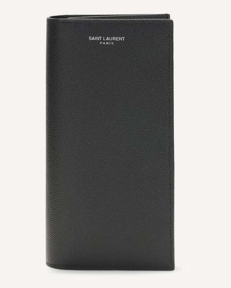 Saint Laurent Grained leather Wallet Male Black